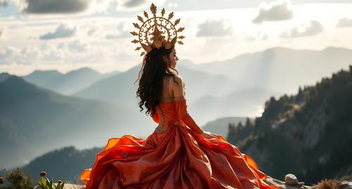 Holy Romancer Goddess On A Mountain Top 11 By Deekstar